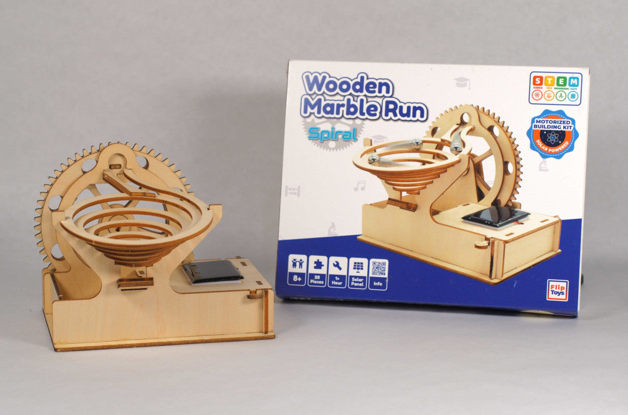 Wooden Marble Run | Spiral